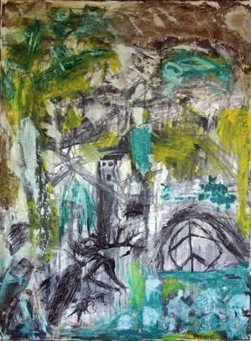 On sneaky Feet, painting by Artist Vita Brejner, for sale in Gallery Art Danish
